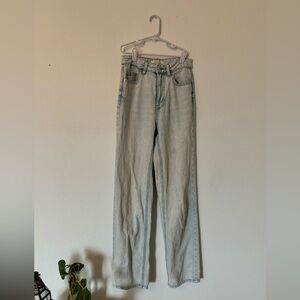 Pacsun Light Wash High-Rise Straight Jeans - Women